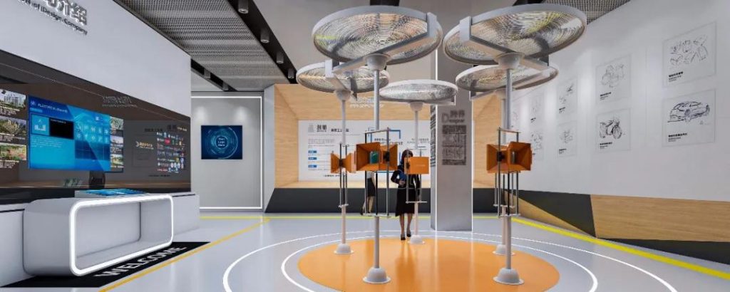 現(xiàn)代展館設(shè)計(jì)從形狀造型、主題、多維以及時(shí)效四個(gè)方面去考慮插圖