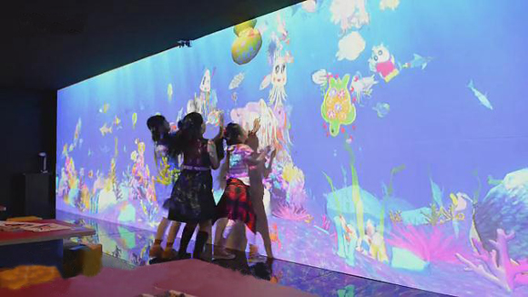 墻面互動投影在展廳中的應(yīng)用插圖(1) 墻面互動投影在展廳中的應(yīng)用插圖(1)