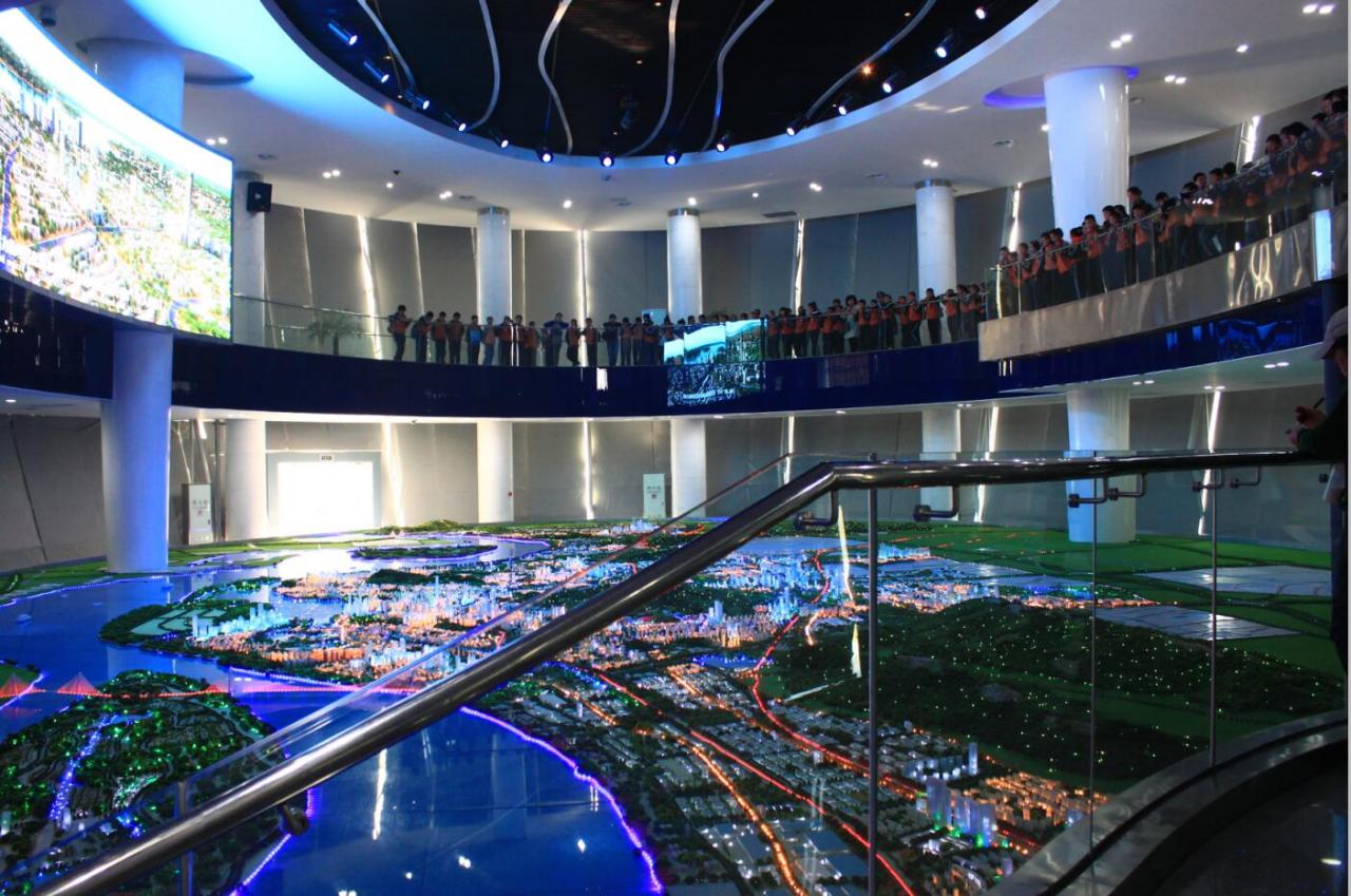 城市規劃數字展廳插圖(1)