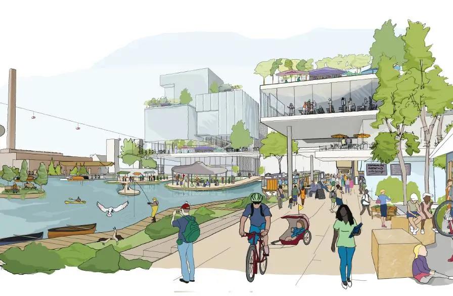 未來(lái)社區(qū)，未來(lái)城市的理想生活圖鑒插圖