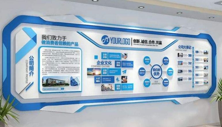 企業(yè)文化墻的設(shè)計內(nèi)容是什么？插圖